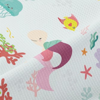 Underwater World Mermaid Piqué