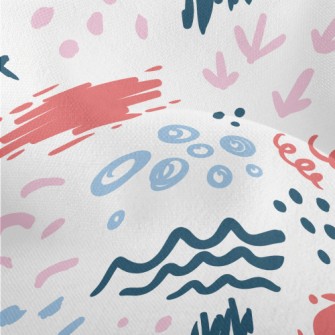 Graffiti Symbols Lightweight Performance Linen