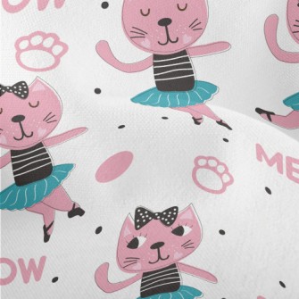 Elegant Ballet Cat Lightweight Performance Linen