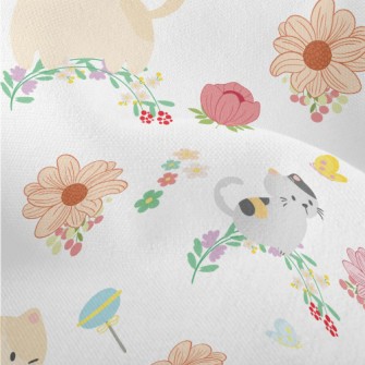 Chasing Flower Cat Lightweight Performance Linen