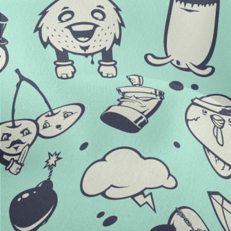Funny Weird Expression Creatur Lightweight Performance Linen
