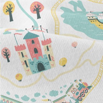 Childlike And Cute Castle Modern Jersey