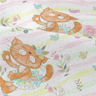 Dynamic Dancing Kitten Modern Jersey