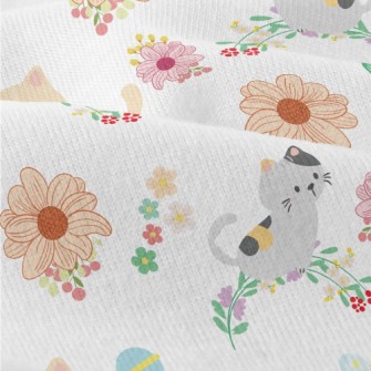 Chasing Flower Cat Modern Jersey