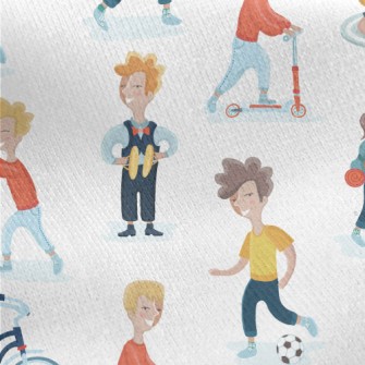 Leisure Activities For Boys An Jersey Backed Fleece