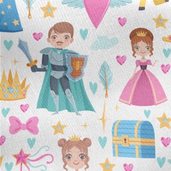 Magic Grandpa Prince Princess Jersey Backed Fleece