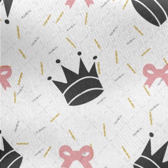 Line Crown Heart Jersey Backed Fleece