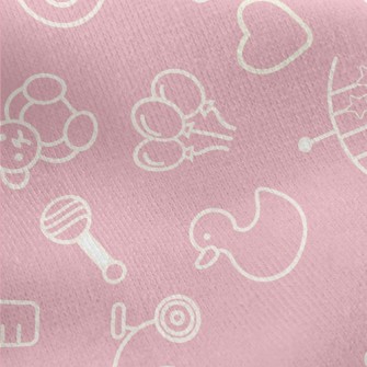 Mini Baby Cute Toys Jersey Backed Fleece