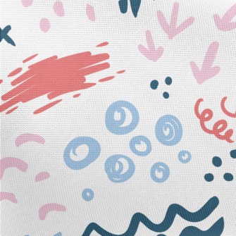 Graffiti Symbols Pongee