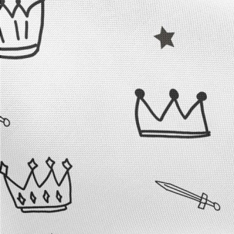 Childlike Crown Sword Pongee