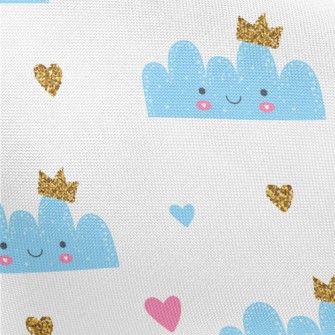 Smile Crown Clouds Pongee