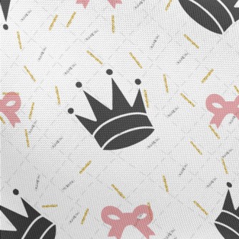 Line Crown Heart Pongee