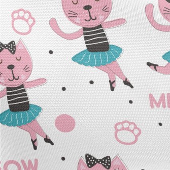 Elegant Ballet Cat Pongee