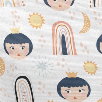 Princess With Big Head And Cro Pongee