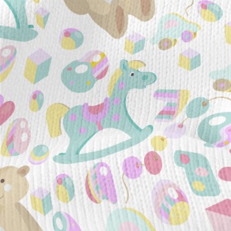 Colorful Children's Toys Stretch Jersey