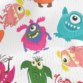 Scary Little Monster Stretch Jersey