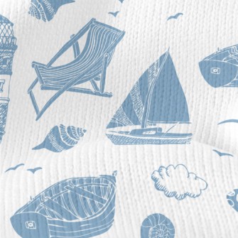 Boat Sailing Lighthouse Stretch Jersey