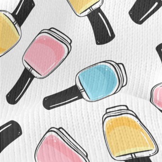 Colorful Shades Of Nail Polish Stretch Jersey