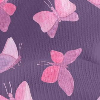 Watercolor Bloom Butterfly Stretch Jersey
