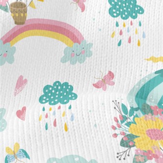 Fairy Hot Air Balloon Stretch Jersey