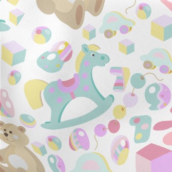 Colorful Children's Toys Lightweight Cotton Poplin