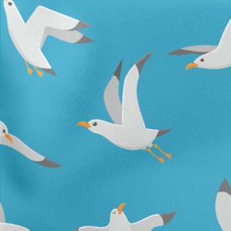 Lively Seagull Lightweight Cotton Poplin