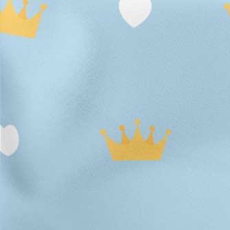 Literary Youth Crown And Love Lightweight Cotton Poplin