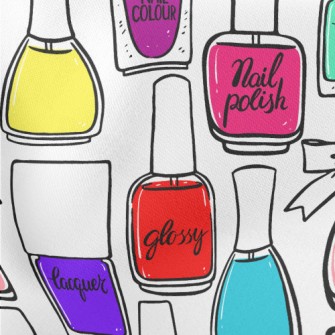 Specially Packaged Nail Polish Lightweight Cotton Poplin