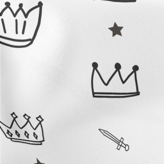 Childlike Crown Sword Lightweight Cotton Poplin