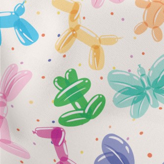 Animal Shaped Balloons Lightweight Cotton Poplin