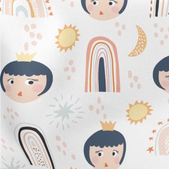 Princess With Big Head And Cro Lightweight Cotton Poplin