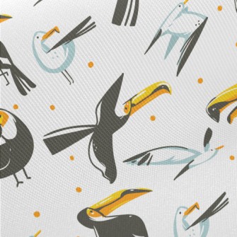 Toucan And Seagull Midweight Cotton Poplin