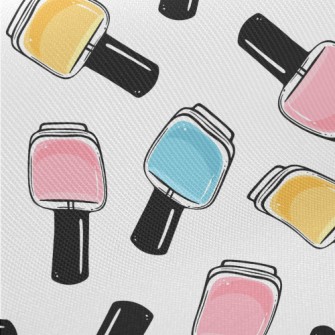 Colorful Shades Of Nail Polish Midweight Cotton Poplin