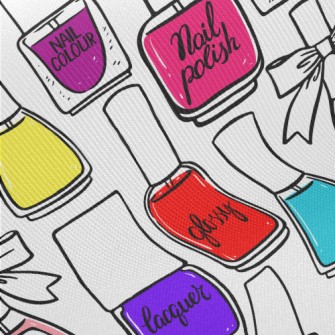 Specially Packaged Nail Polish Midweight Cotton Poplin
