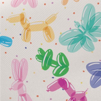 Animal Shaped Balloons Midweight Cotton Poplin