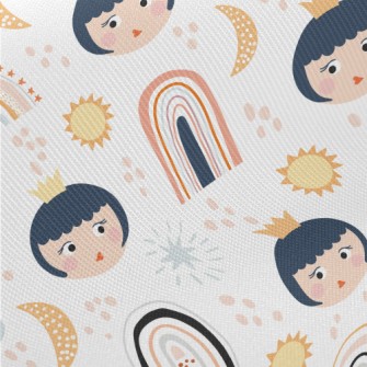 Princess With Big Head And Cro Midweight Cotton Poplin