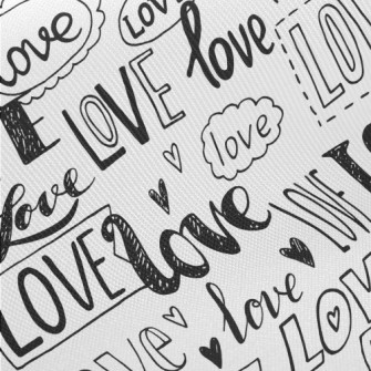 Changing Words Of Love Midweight Cotton Poplin