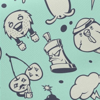 Funny Weird Expression Creatur Midweight Cotton Poplin