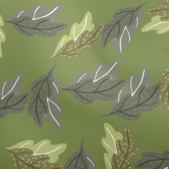 Graffiti Oak Leaves Dobby