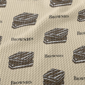 American Style Brownies Birdseye Piqué
