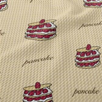 Three-layer Strawberry Pancake Birdseye Piqué