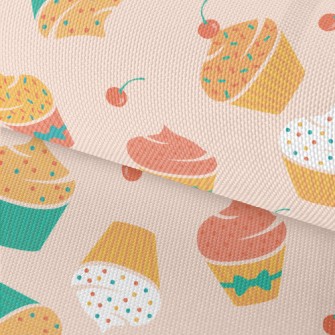 Colorful Powdered Sugar Cherry Waterproof Oxford