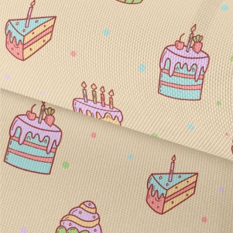 Colorful Mini Cakes Waterproof Oxford