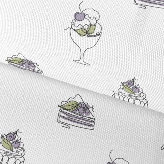 Simple Style Cake Ice Cream Waterproof Oxford