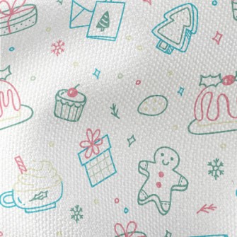 Cute Christmas Pattern Waterproof Canvas
