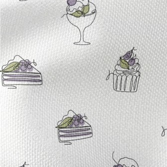 Simple Style Cake Ice Cream Waterproof Canvas