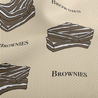 American Style Brownies Athletic Mesh Flat Back