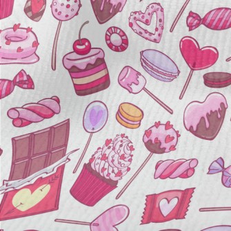 Pink Heart Dessert Candy Terry
