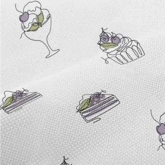 Simple Style Cake Ice Cream Performance Linen