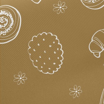 Bread Cookies And Flowers Twill
